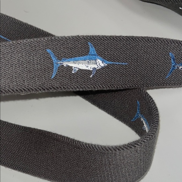 Columbia Gray Belt with Marlin Design / preowned size large 38-40 - Picture 4 of 7